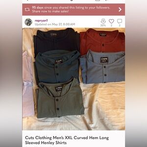 Bundle of 5 shirts pictured